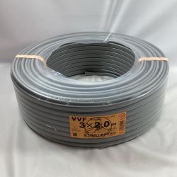 富士電線工業 VVFケーブル 3芯 2.0ｍｍ×100ｍ 2025年4月製造 Sランク