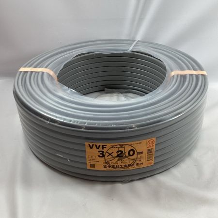 富士電線工業 VVFケーブル 3芯 2.0ｍｍ×100ｍ 2025年4月製造