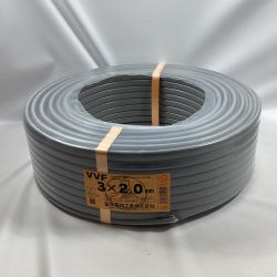 富士電線工業 VVFケーブル 3芯 2.0ｍｍ×100ｍ 2024年9月製造 Sランク
