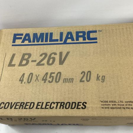 KOBELCO 溶接棒 LB-26V 4.0×450ｍｍ 20kg