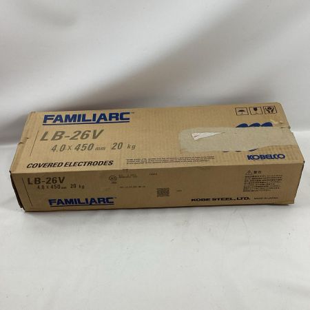 KOBELCO 溶接棒 LB-26V 4.0×450ｍｍ 20kg