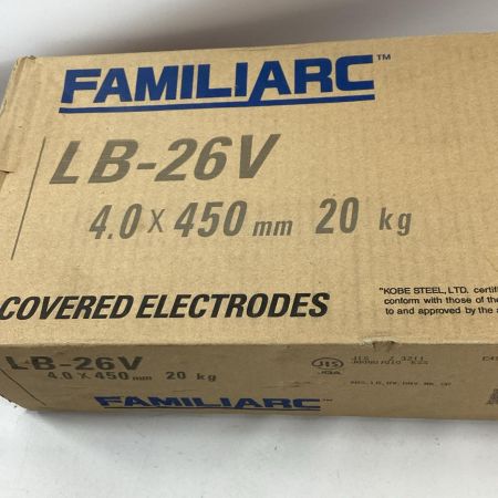 KOBELCO 溶接棒 LB-26V 4.0×450ｍｍ 20kg