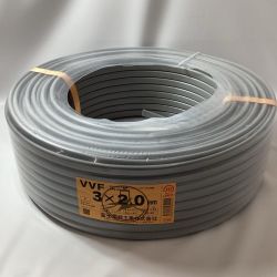 富士電線工業 VVFケーブル 3芯 2.0mm×100m　2025年4月22日製造 Sランク