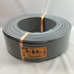 富士電線工業 VVFケーブル 3芯 2.0mm×100m 2024年9月製造 Sランク