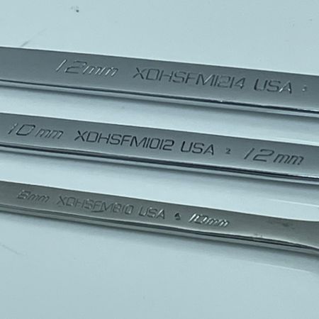 Snap-on スナップオン 両口メガネレンチ XDHSFM 5本セット 810/1012/1214/1417/1719