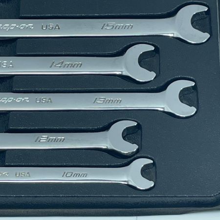 Snap-on スナップオン  オープンエンドレンチ SRSM 6本セット 10/12/13/14/15/17