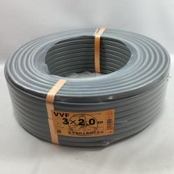 富士電線工業 VVFケーブル  3×2.0 3芯ｘ2.0mmｘ100m 2025年2月製造 Sランク