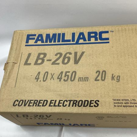 KOBELCO 溶接棒 LB-26V 4.0×450ｍｍ 20kg