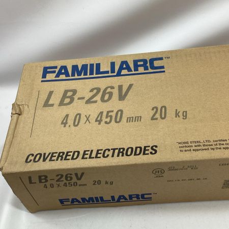 KOBELCO 溶接棒 LB-26V 4.0×450ｍｍ 20kg