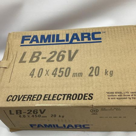 KOBELCO 溶接棒 LB-26V 4.0×450ｍｍ 20kg