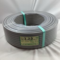 弥栄電線 VVFケーブル 3芯 2.0mm×100m 2025年2月製造 Sランク