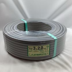 弥栄電線 VVFケーブル 3芯 2.0mm×100m 2025年2月製造 Sランク