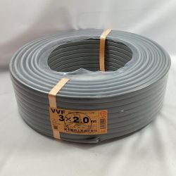 富士電線工業 VVFケーブル 3芯 2.0mm×100m 2024年9月製造 Sランク