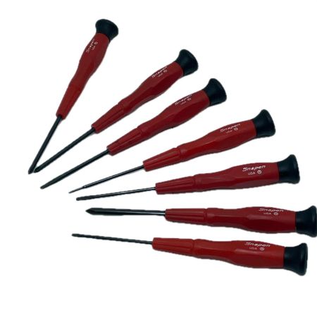 Snap-on スナップオン エレクトロニックスクリュードライバーセット SDE70 7本セット SDE230/225/220/215/SDEP21/20/20T