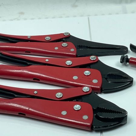 Blue Point ロッキングプライヤーセット VGP レッド  5点セット VGP12110/11210/13910/12107/11205