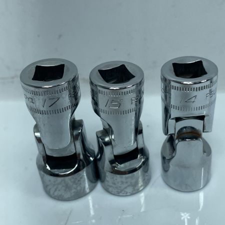 Snap-on スナップオン ユニバーサル ソケット FSUM10/12/13/14/15/17 6個セット