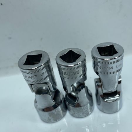 Snap-on スナップオン ユニバーサル ソケット FSUM10/12/13/14/15/17 6個セット