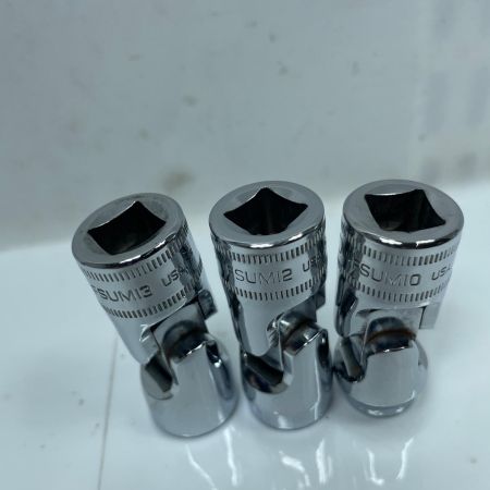 Snap-on スナップオン ユニバーサル ソケット FSUM10/12/13/14/15/17 6個セット