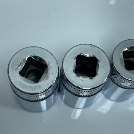 Snap-on スナップオン セミディープソケット FSMS8/9/10/11/12/13/14/15/16/17/18/19 12個セット 差込3/8 (9.5mm)