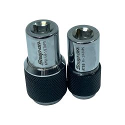 Snap-on スナップオン  3/8アジャスタブルタップソケット ATSL1/4-1/2・ATSS#6-1/4 TAPS 2個セット Bランク