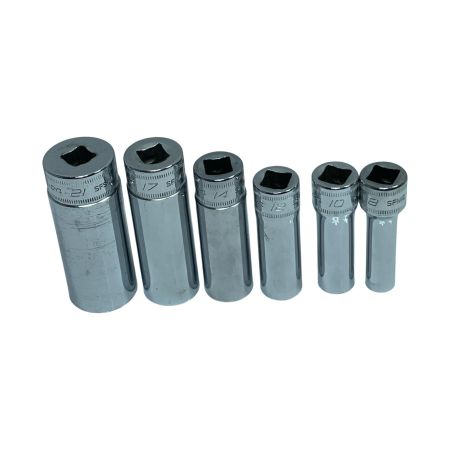 Snap-on スナップオン ディープソケット SFM8/10/12/14/17/21 6個セット