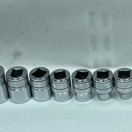 Snap-on スナップオン シャロー ソケット F081/101/121/141/161/181/201/221/241/261/281 11個セット 差込3/8sq