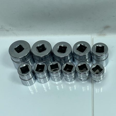 Snap-on スナップオン シャロー ソケット F081/101/121/141/161/181/201/221/241/261/281 11個セット 差込3/8sq