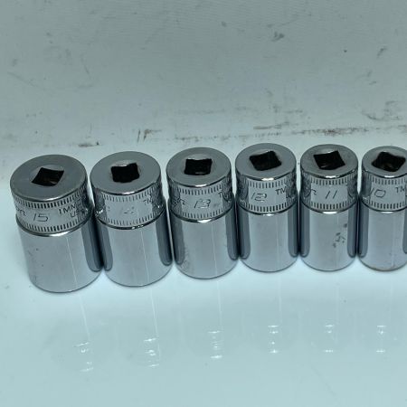 Snap-on スナップオン セミディープソケット  TMMDS5/5.5/6/7/8/9/10/11/12/13/14/15 12個セット