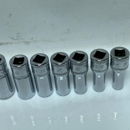 Snap-on スナップオン セミディープソケット  TMMDS5/5.5/6/7/8/9/10/11/12/13/14/15 12個セット