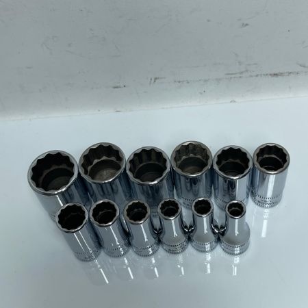 Snap-on スナップオン セミディープソケット  TMMDS5/5.5/6/7/8/9/10/11/12/13/14/15 12個セット