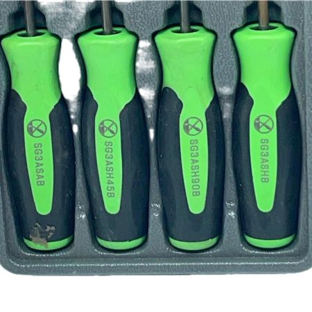Snap-on スナップオン  ミニピックドライバーセット PAKTY070 グリーン 4本セット SG3ASAS/SG3ASH45B/SG3ASHB/SG3ASH90B