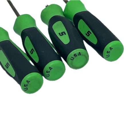 Snap-on スナップオン  ミニピックドライバーセット PAKTY070 グリーン 4本セット SG3ASAS/SG3ASH45B/SG3ASHB/SG3ASH90B