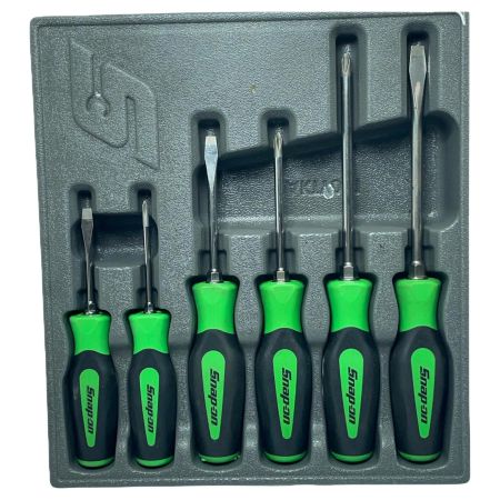 Snap-on スナップオン ドライバー SGDP63IRB/42IRB/31IRB/SGD6B/4B/2B グリーン 6本セット