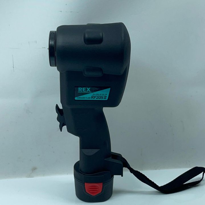 レッキス工業 電動フレアツール ※動作チェック済み/箱、充電器、その他付属品あり REX レッキス フレアツール RF20SⅡ ブラック 充電器・充電池1個
