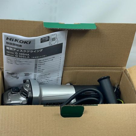HiKOKI ハイコーキ グラインダー  G10SHA シルバー 未使用品 コード式 100mm 100v D42113