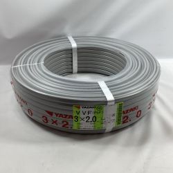YAZAKI VVFケーブル 3芯×2.0ｍｍ×100ｍ 2025年7月製造 Sランク