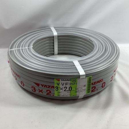 YAZAKI VVFケーブル 3芯×2.0ｍｍ×100ｍ 2025年7月製造