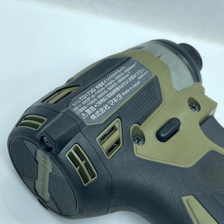 MAKITA マキタ インパクトドライバ TD173DRGXO オリーブ 充電器・充電池2個・ケース付 465274 やや傷や汚れあり