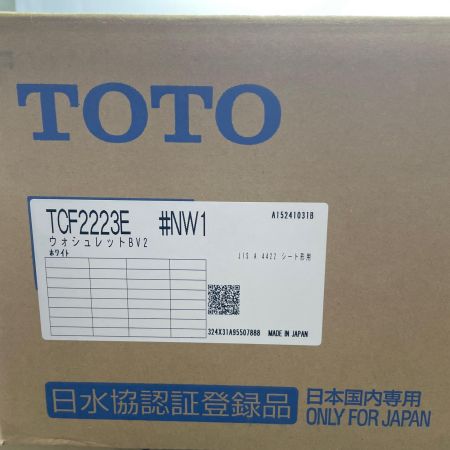 TOTO トートー 温水洗浄便座 ウォシュレット TCF2223E 付属品完備 未使用品