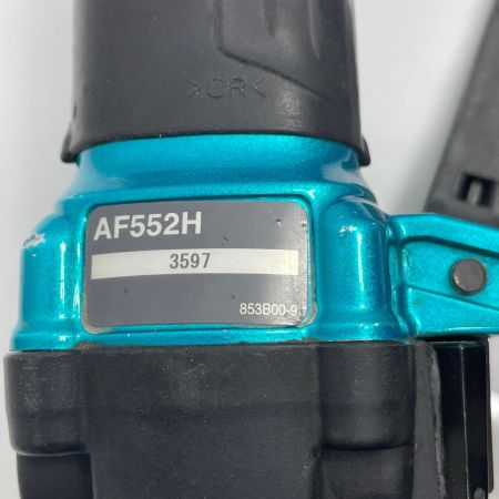 MAKITA マキタ エア釘打ち AF552H ブルー ケース付 高圧 3597 キズ・ヨゴレ有