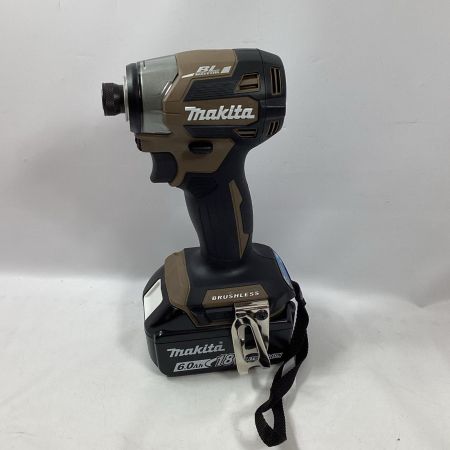 MAKITA マキタ インパクトドライバ TD173DGXAB ブラウン 充電器・充電池2個・ケース付 