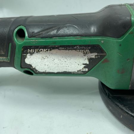 HiKOKI ハイコーキ ディスクグラインダー G18DBBVL グリーン 本体のみ コードレス式 100mm