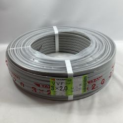YAZAKI VVFケーブル 3芯×2.0ｍｍ×100ｍ 2025年7月製造 Sランク