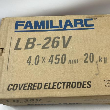 KOBELCO 溶接棒  LB-26V 4.0×450ｍｍ 20kg
