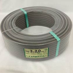弥栄電線 VVFケーブル 3芯×2.0ｍｍ×100ｍ 2025年2月製造 Sランク