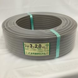 弥栄電線 VVFケーブル 3芯×2.0ｍｍ×100ｍ Nランク