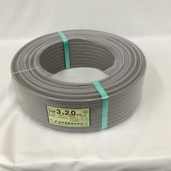 弥栄電線 VVFケーブル 3芯×2.0ｍｍ×100ｍ 2025年2月製造 Sランク