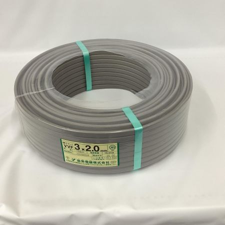 弥栄電線 VVFケーブル 3芯×2.0ｍｍ×100ｍ 2025年2月製造