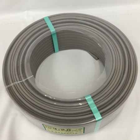 弥栄電線 VVFケーブル 3芯×2.0ｍｍ×100ｍ 2025年2月製造