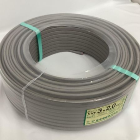 弥栄電線 VVFケーブル 3芯×2.0ｍｍ×100ｍ 2025年2月製造